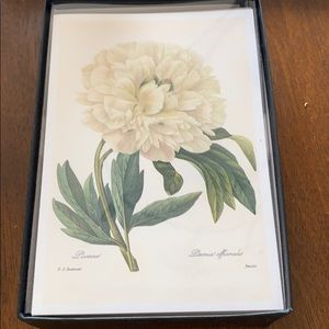 Crane & Co Flower Greeting Cards. Blank inside